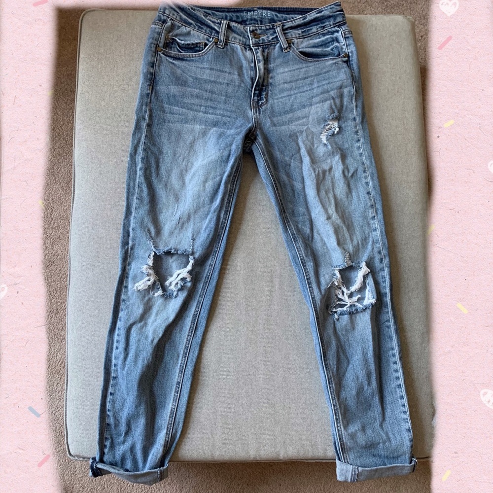 Boyfriend style jeans